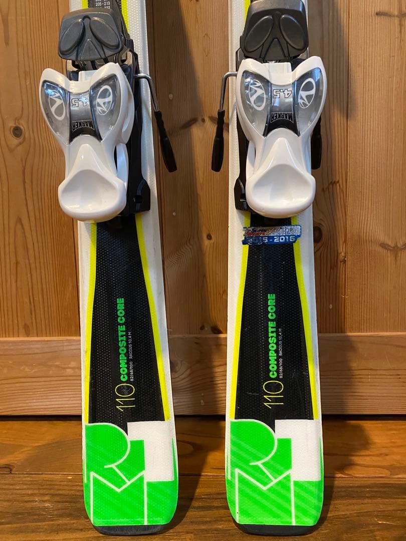 Volkl RTM ジュニアスキー板とポールセット