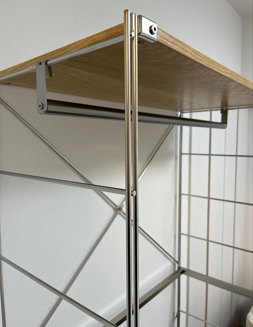 無印良品　ステンレスユニットシェルフ　クローゼット　高さ約176cm