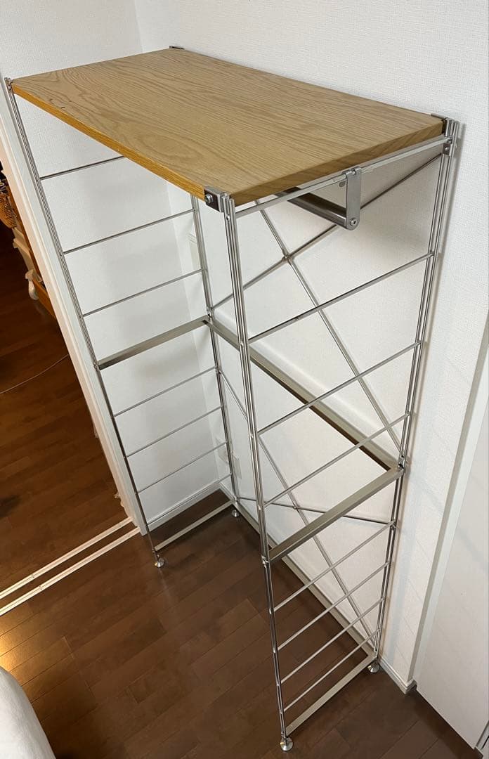 無印良品　ステンレスユニットシェルフ　クローゼット　高さ約176cm
