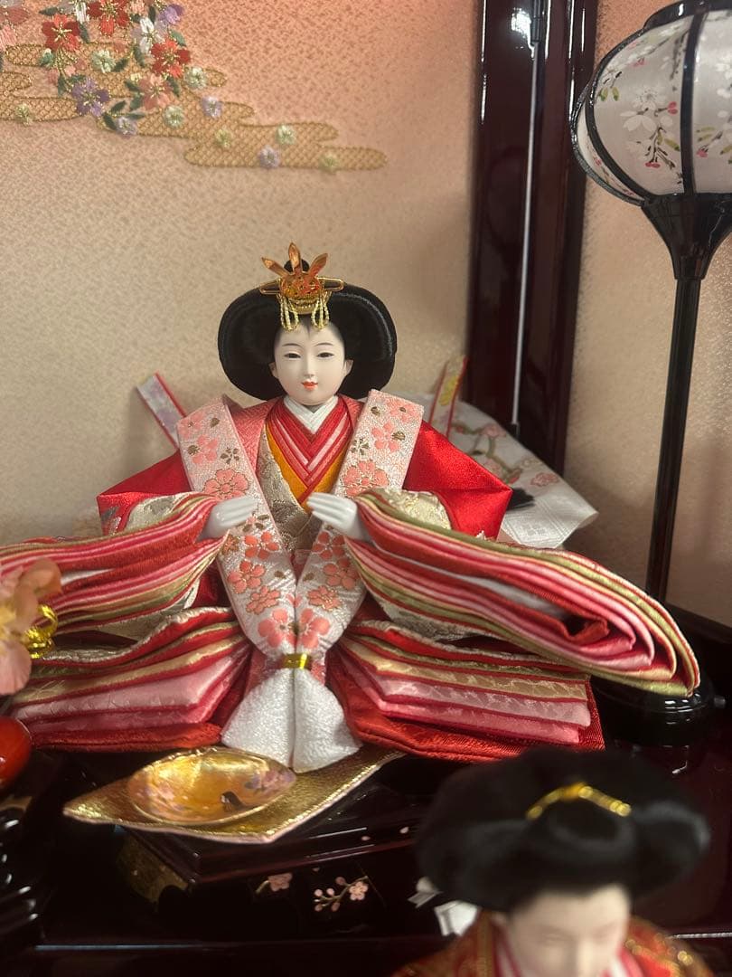久月 雛人形 三段 十人飾り 新品未使用 親王飾り 五人囃子 ひな人形