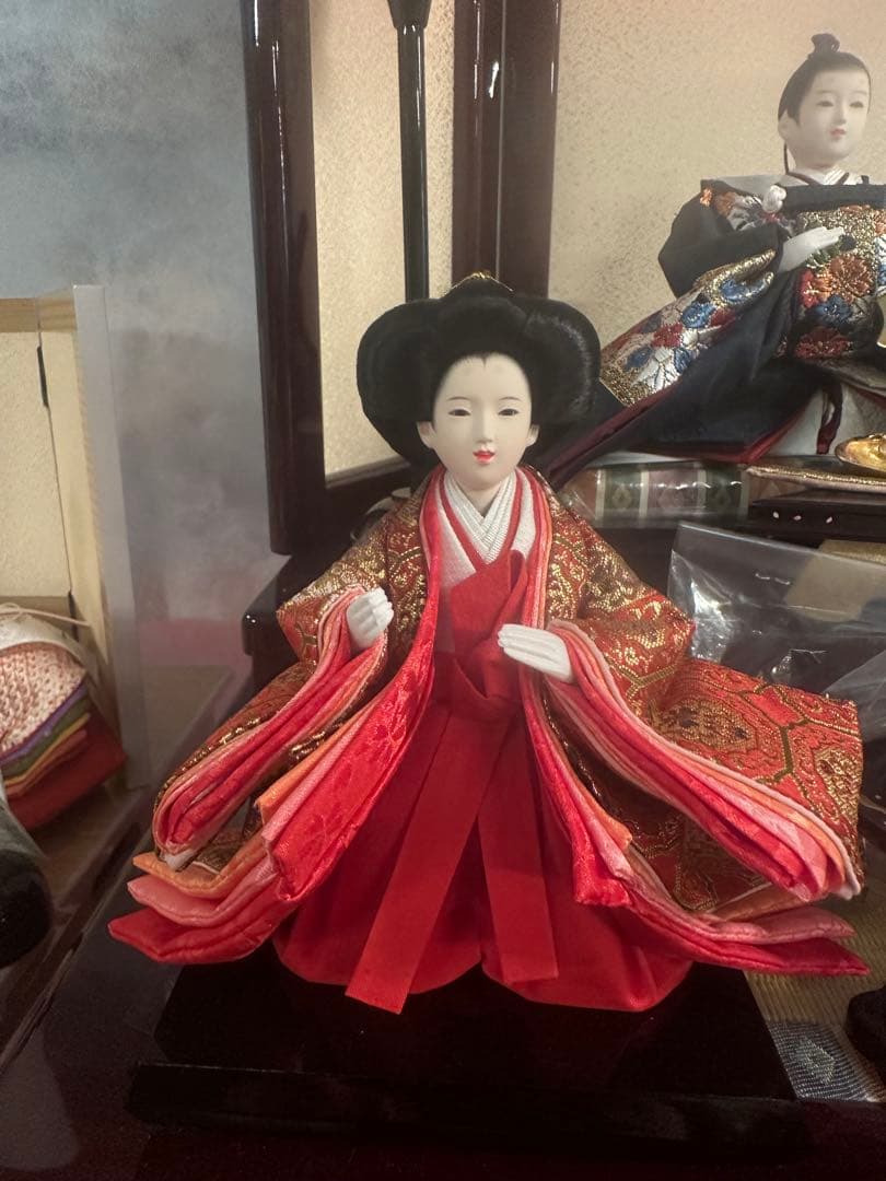 久月 雛人形 三段 十人飾り 新品未使用 親王飾り 五人囃子 ひな人形