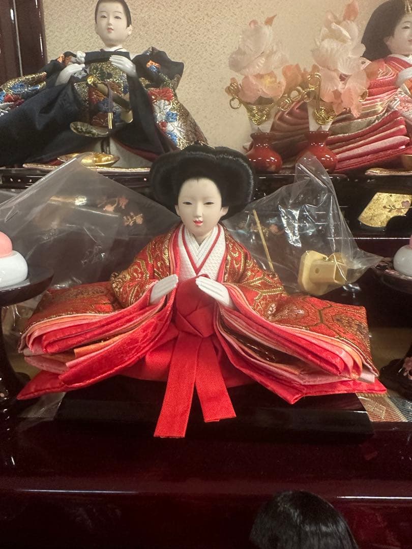 久月 雛人形 三段 十人飾り 新品未使用 親王飾り 五人囃子 ひな人形