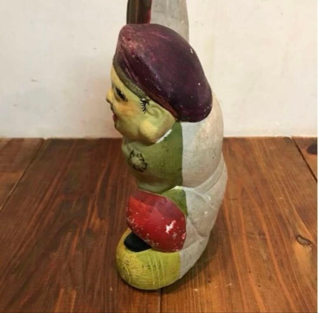 美品　年代物　陶器　恵比寿さま　縁起物　置物　　オブジェ