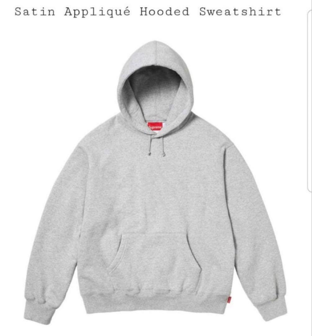 トップス Supreme Satin Applique Hooded Sweatshirt