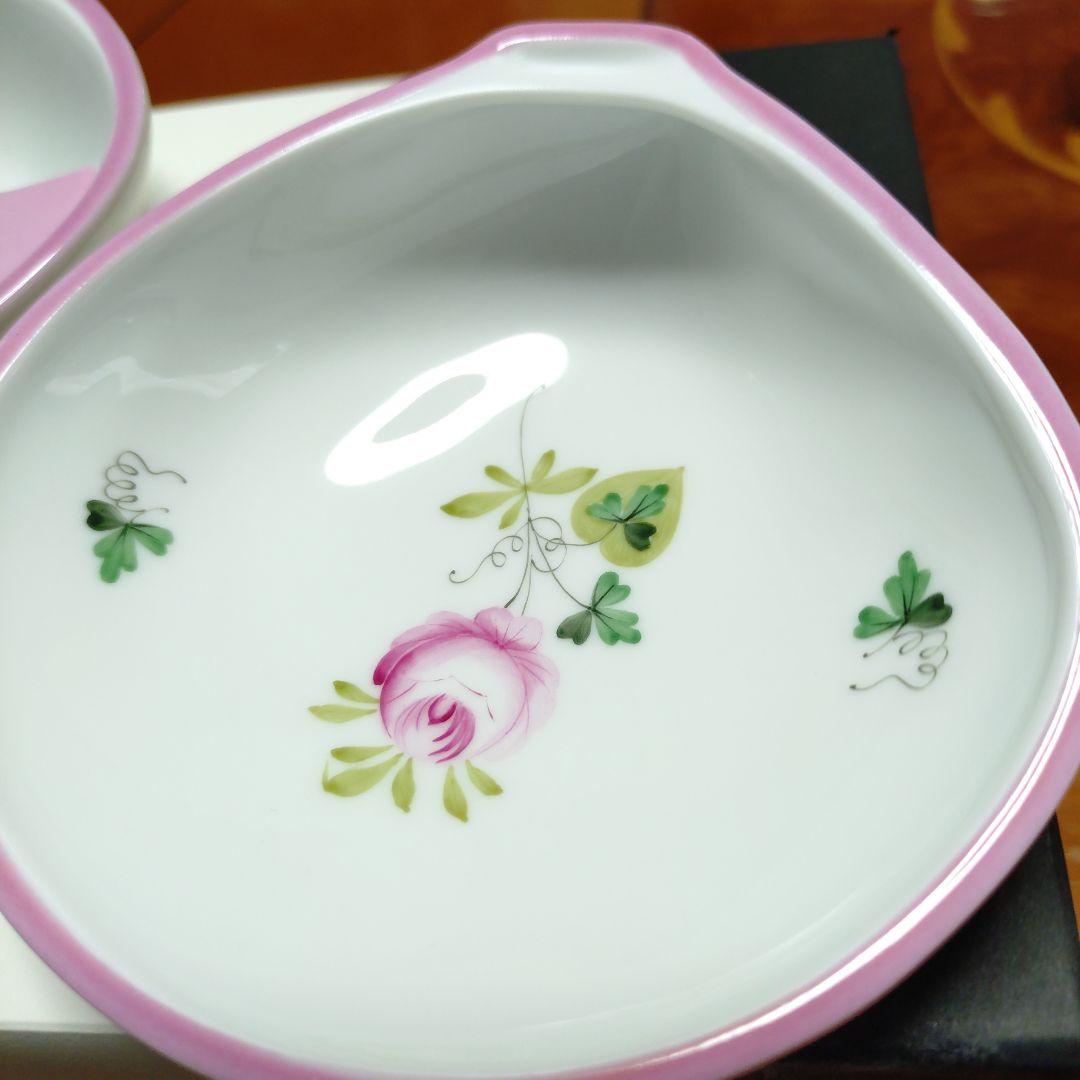 ヘレンド　ウィーンの薔薇・ピンク　貝雛