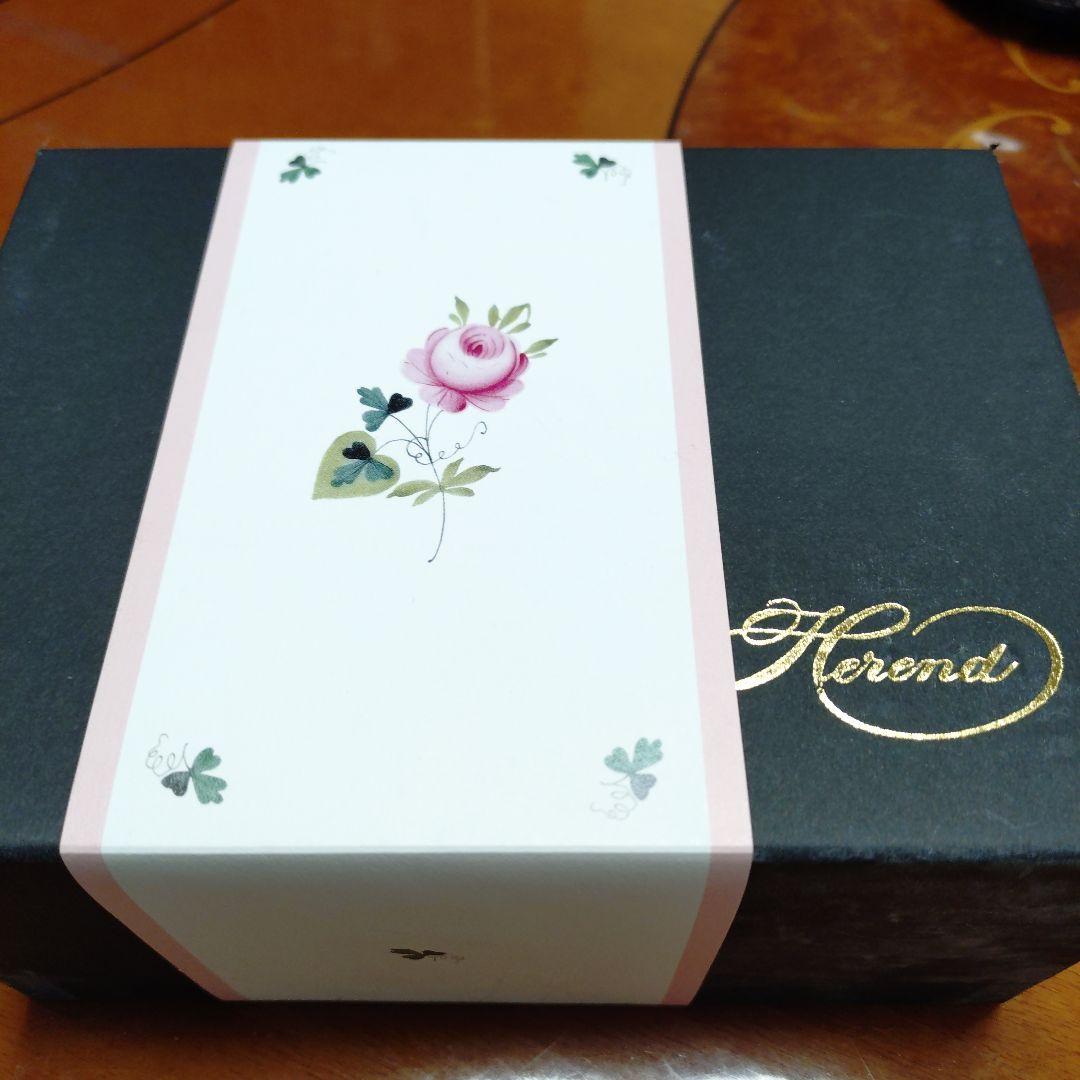 ヘレンド　ウィーンの薔薇・ピンク　貝雛