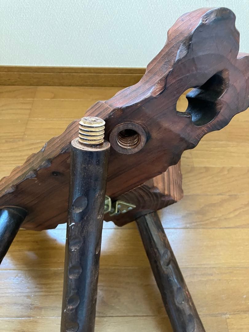スペイン製シェファードチェア 羊飼いの椅子 三本脚 ヴィンテージ