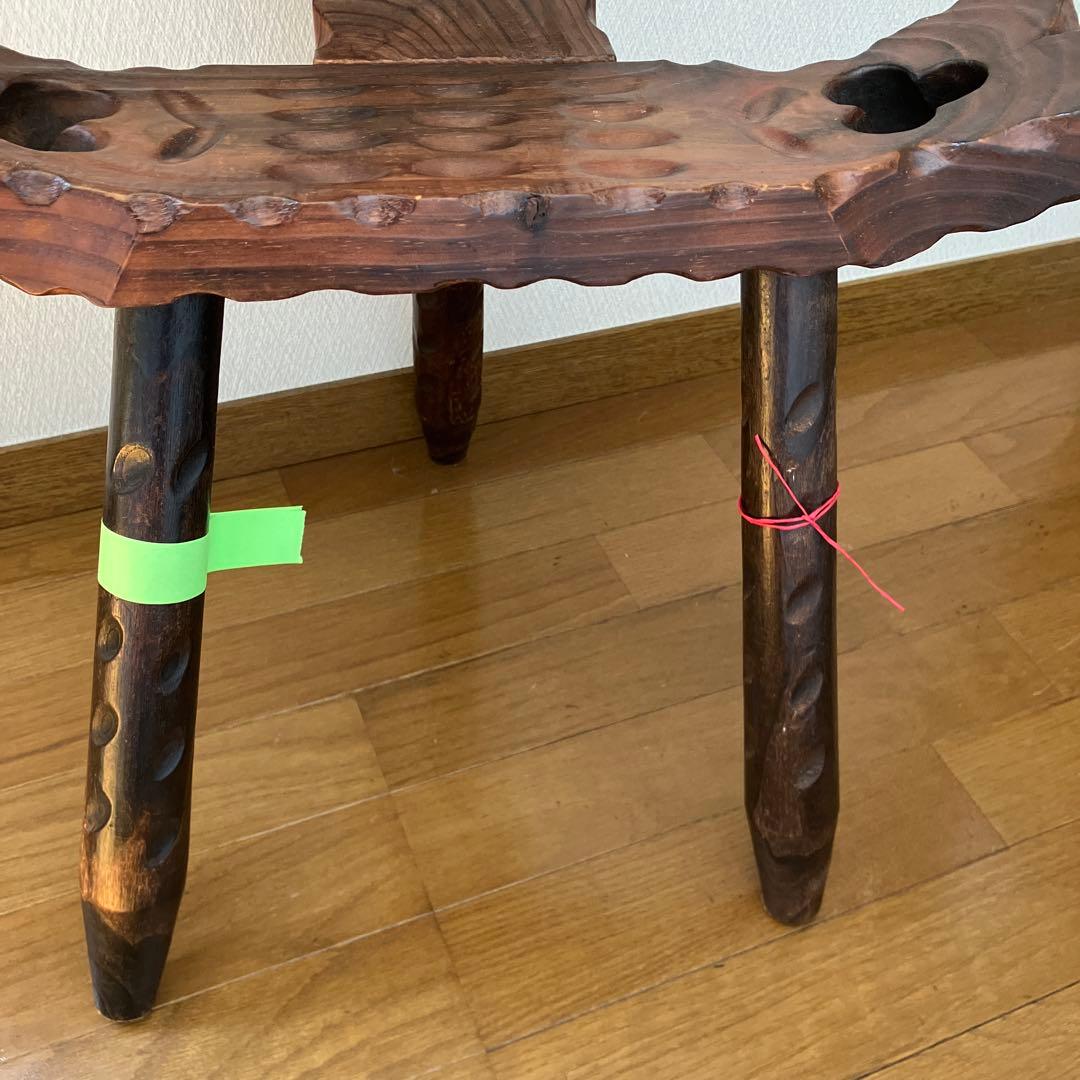 スペイン製シェファードチェア 羊飼いの椅子 三本脚 ヴィンテージ