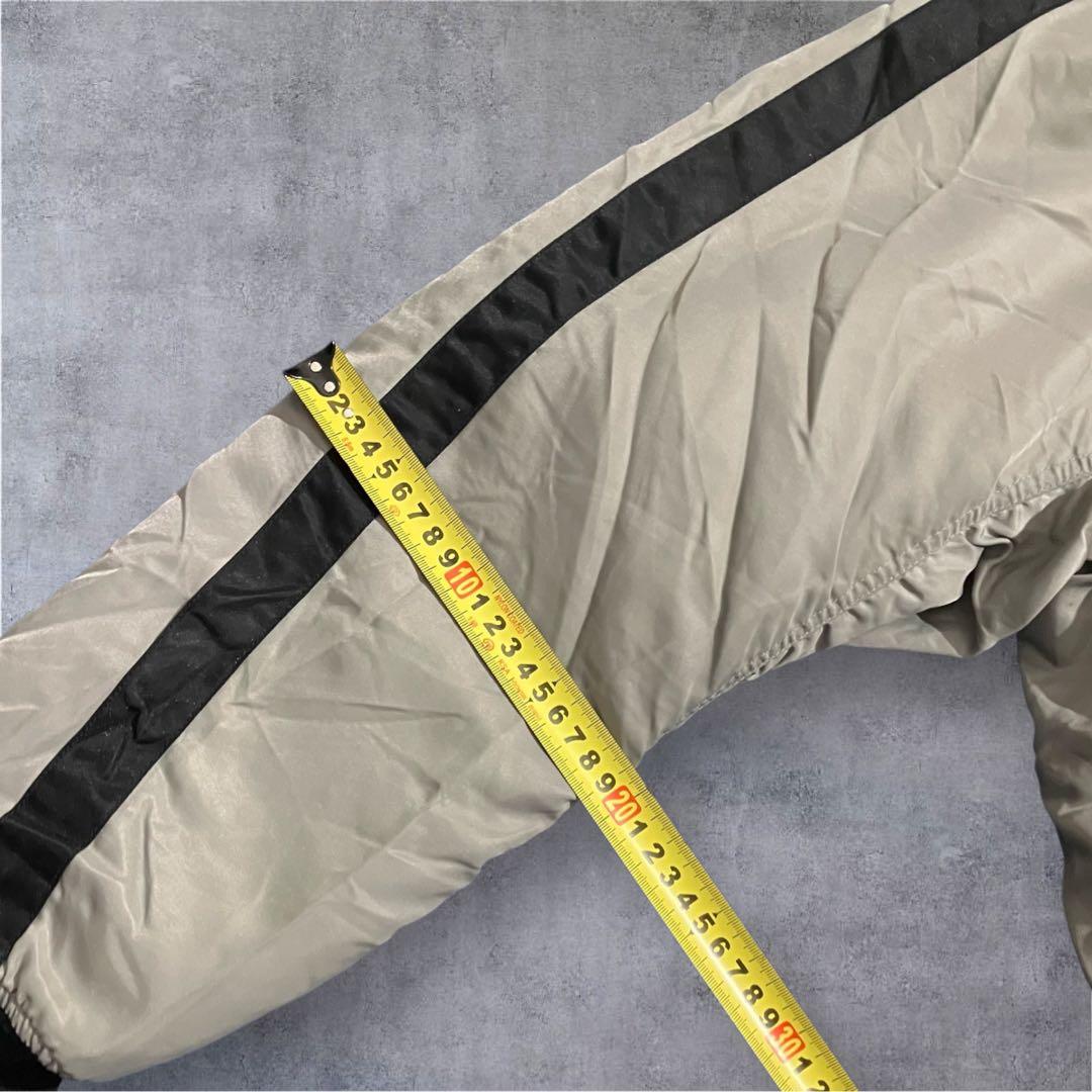 POLO JEANS MA-1 Mサイズ フェード グレージュ系 希少