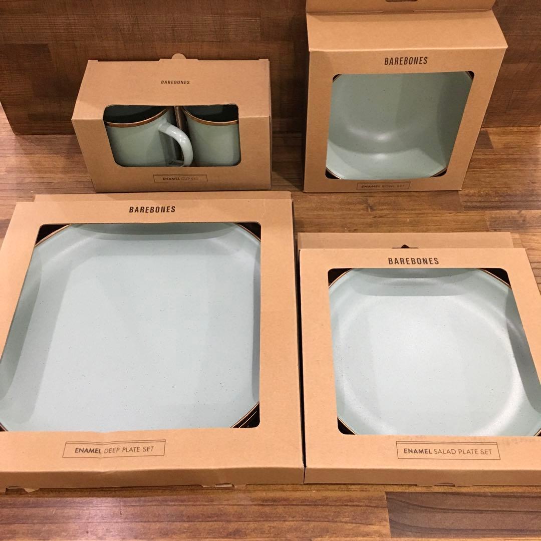 Barebones ベアボーンズ エナメル食器4種8点セット