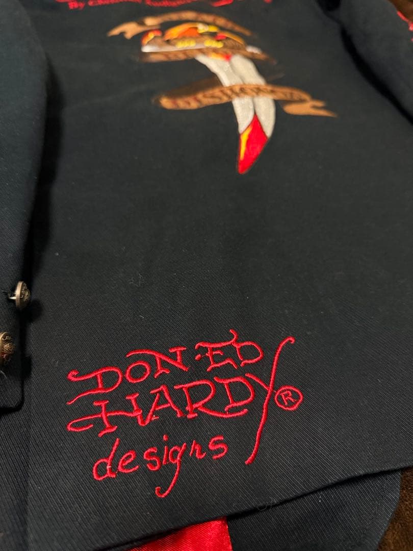 EdHardy テーラードジャケット スカル 日本限定スカジャン vintage