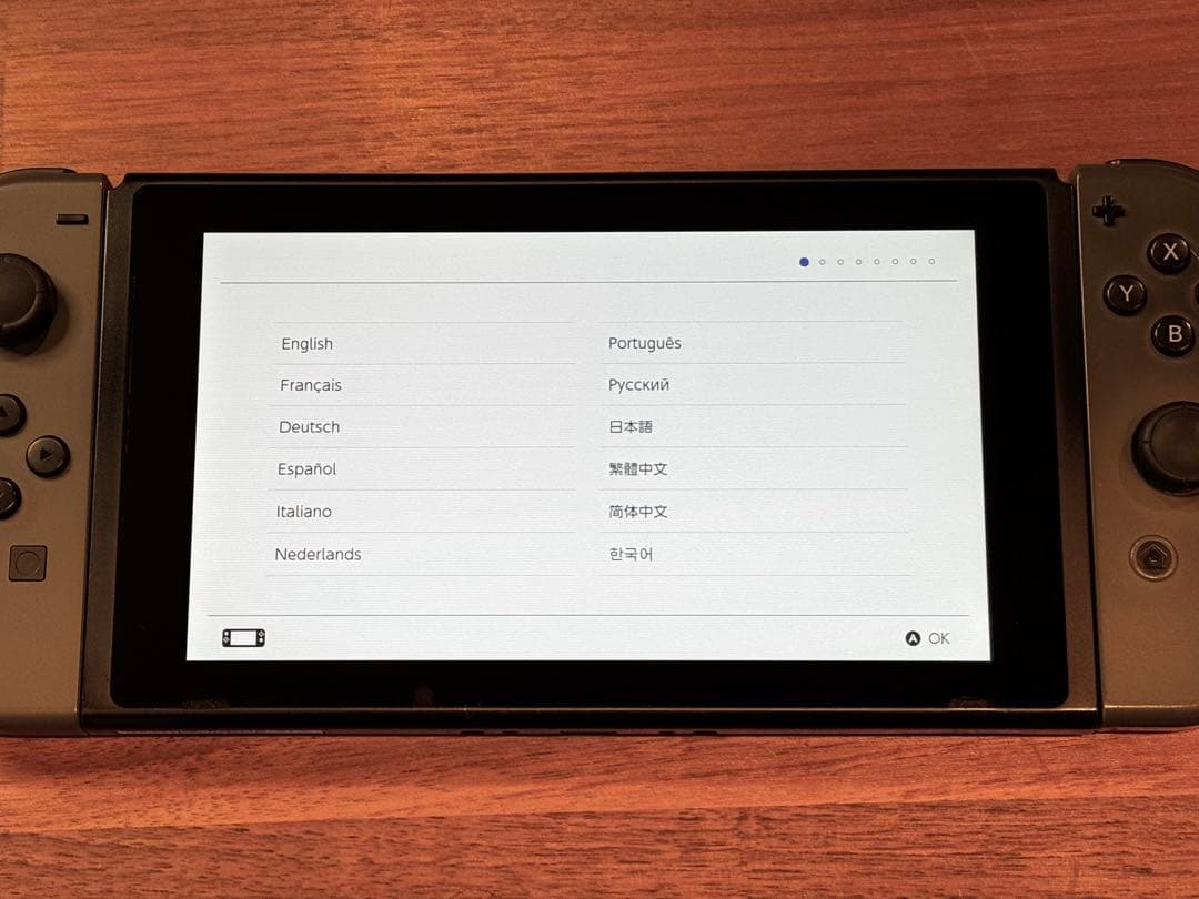 Nintendo Switch 本体 グレー 箱&付属品全部有り