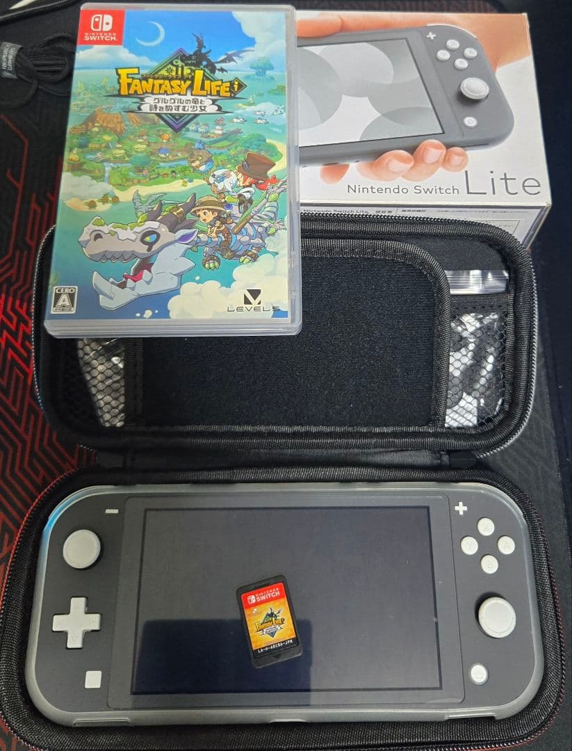 Nintendo Switch Lite グレー + ゲームソフト