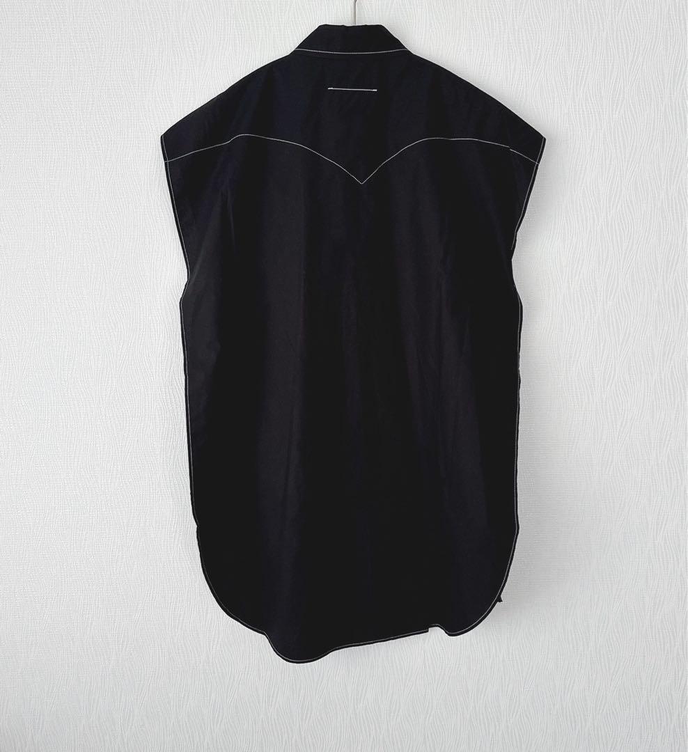 【新品】MM6 MaisonMargiela ブラック シャツ ベスト