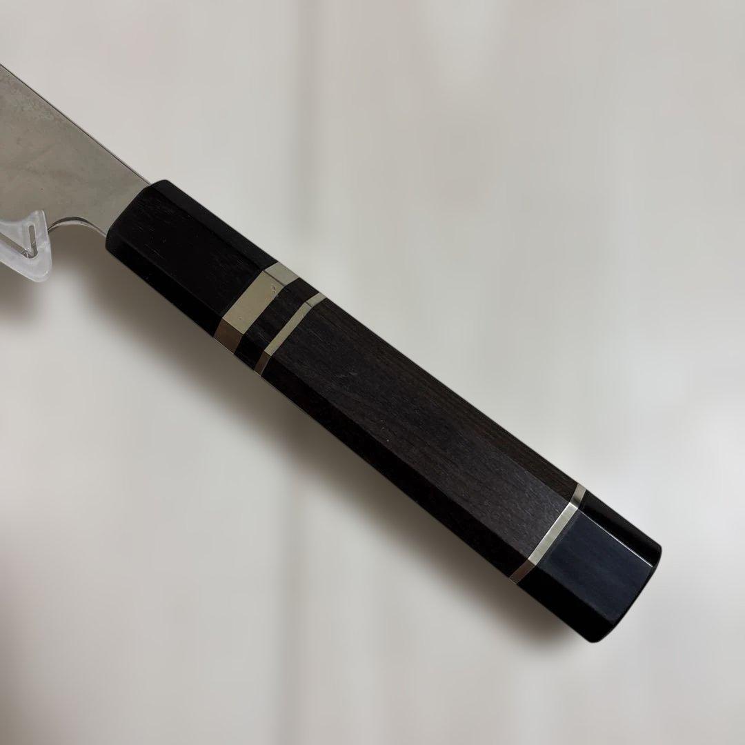 風刃 柳刃包丁 9寸 V金10号 刺身包丁 和包丁黒檀黒水牛角八角柄