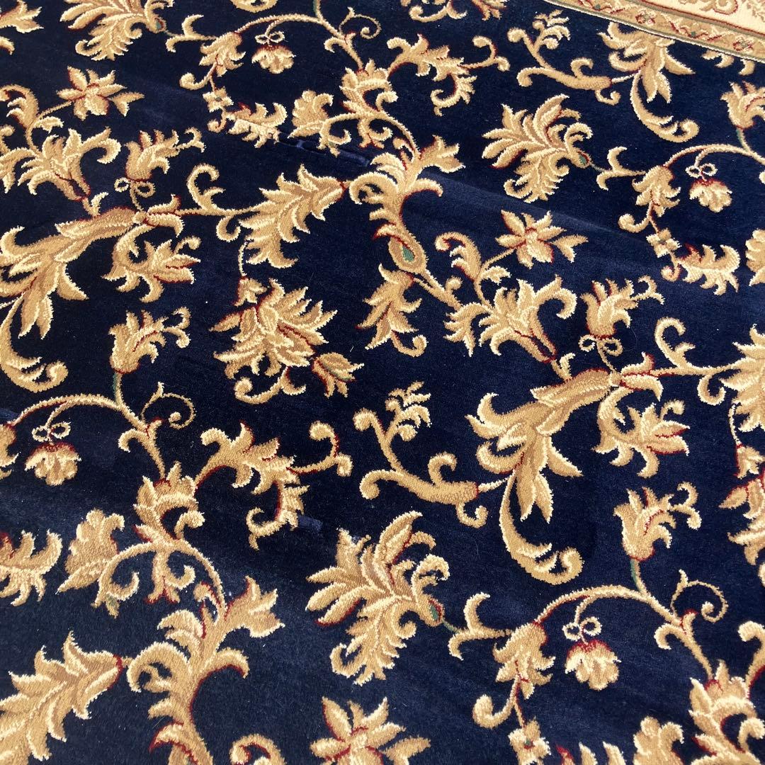 北欧レトロ ソリハナ ウイルトンカーペット ペルシャ絨毯 大型絨毯 アラベスク