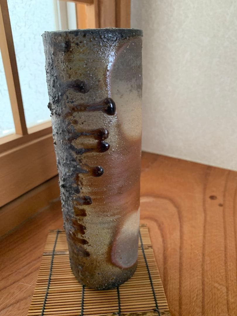 備前焼　壺　花瓶　陶芸　焼物　2点セット