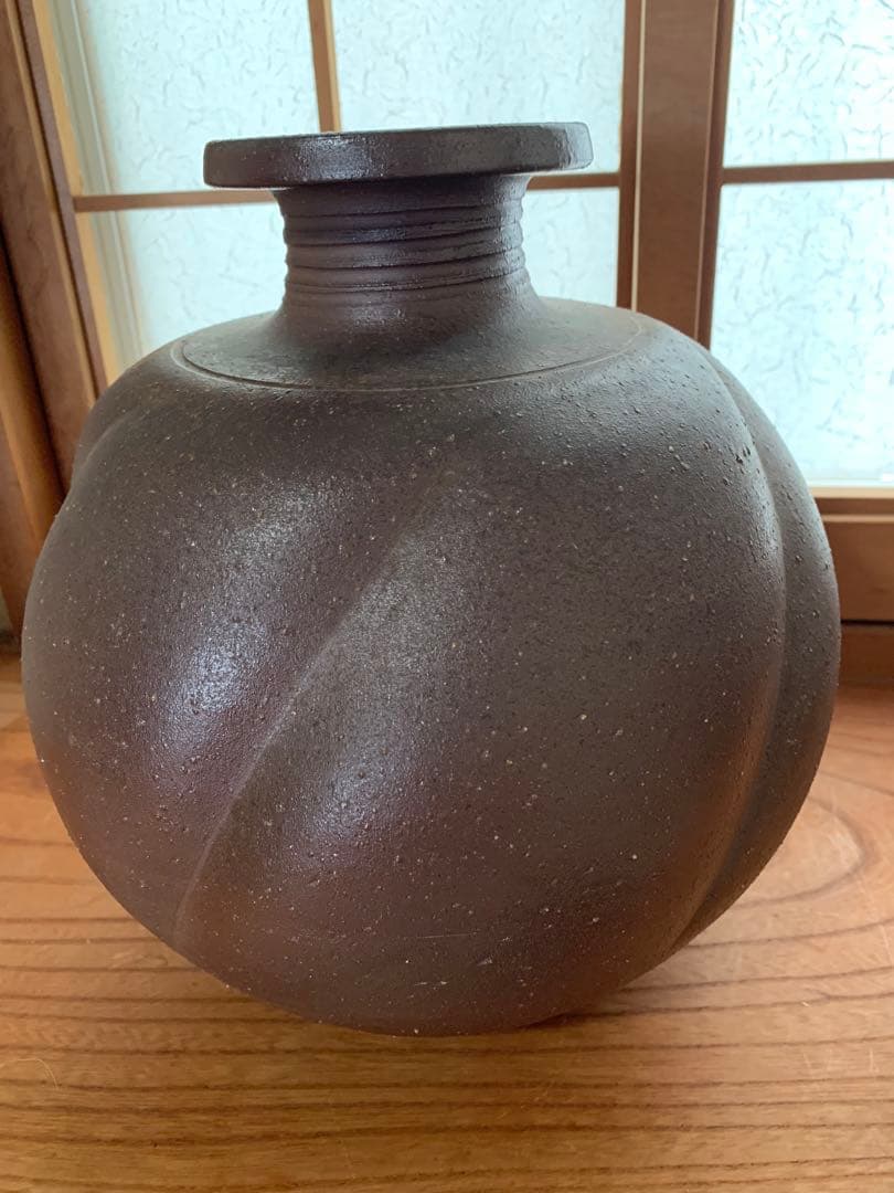 備前焼　壺　花瓶　陶芸　焼物　2点セット
