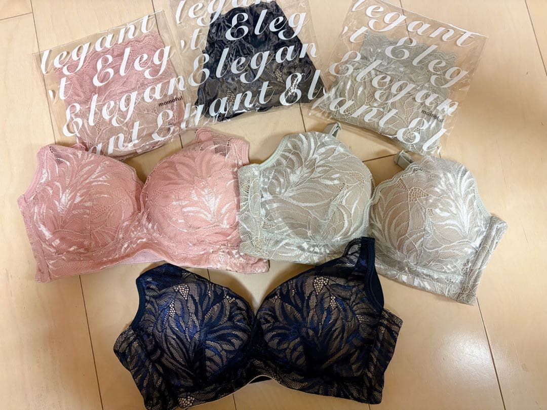 _my_⭐︎モモフル☆Mサイズ☆デイリーブラ＋吸水ショーツ2 セット