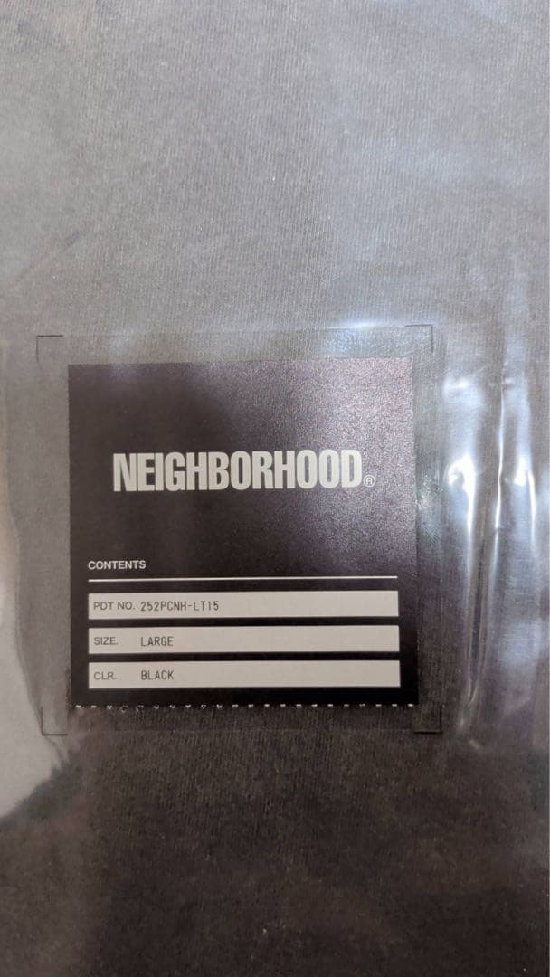 NEIGHBORHOOD ネイバーフッド ロンT ブラック Lサイズ