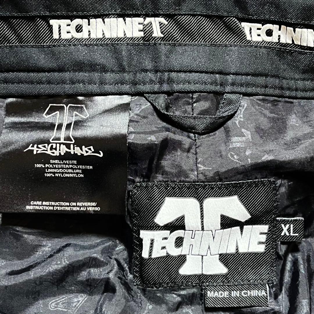 ■TECHNINE・テックナイン■スノーボードパンツ・XLサイズ・ブラック