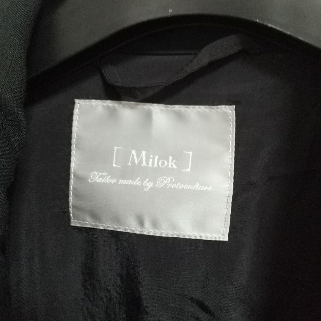 新品 Milok DOUBLE WEAVE ZIP BLOUSON ブラック