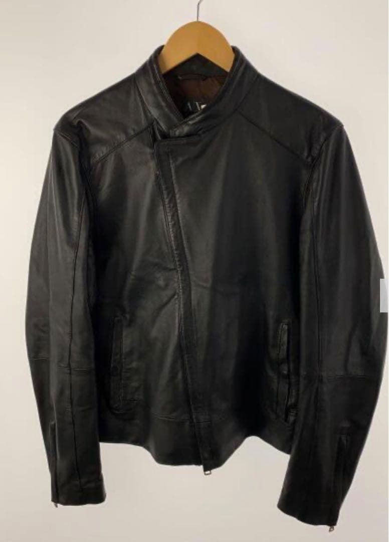 美品✨春秋冬モデル✨アルマーニエクスチェンジ　レザー　ライダースジャケット