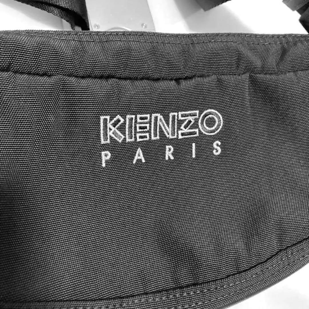 【美品】KENZO　ボディバッグ　ベロア　タイガー　希少　状態良好