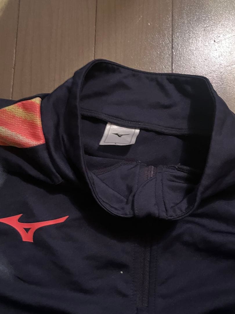 選手権着用　Mizuno ハーフジップジャージ セット7番