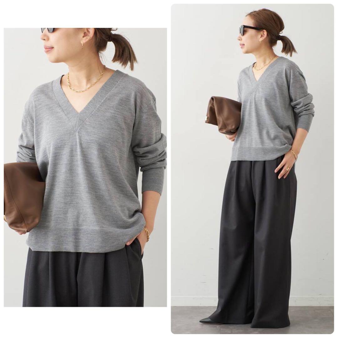 【未使用級✨】ドゥーズィエムクラス MILLENNIUM Vネック 25AW