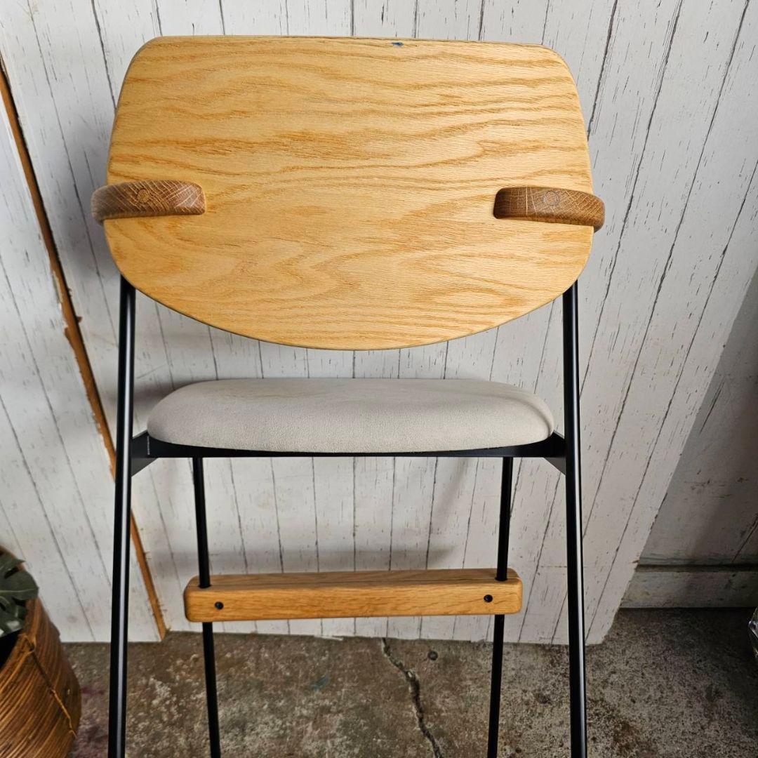 【p028/k】展示品 木製 カウンターチェア 椅子 ダイニングチェア