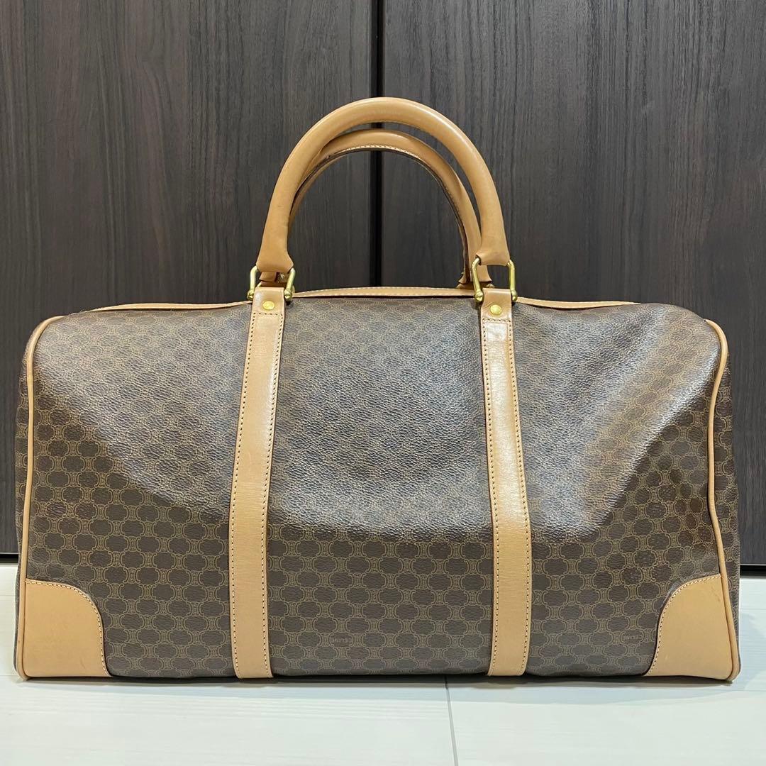 CELINE セリーヌ　ボストンバック　鍵付き　マカダム