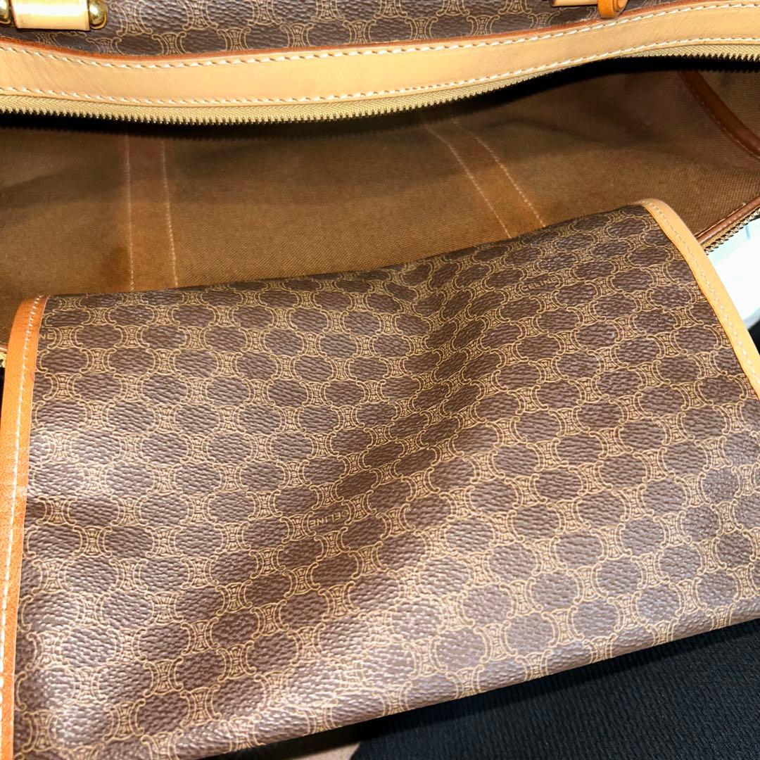 CELINE セリーヌ　ボストンバック　鍵付き　マカダム