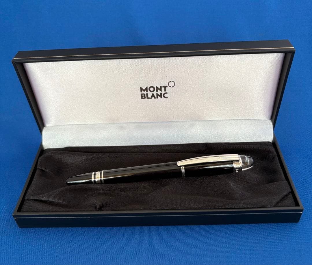 MONT BLANC 万年筆 黒 ペン先14K 585専用ケース付き