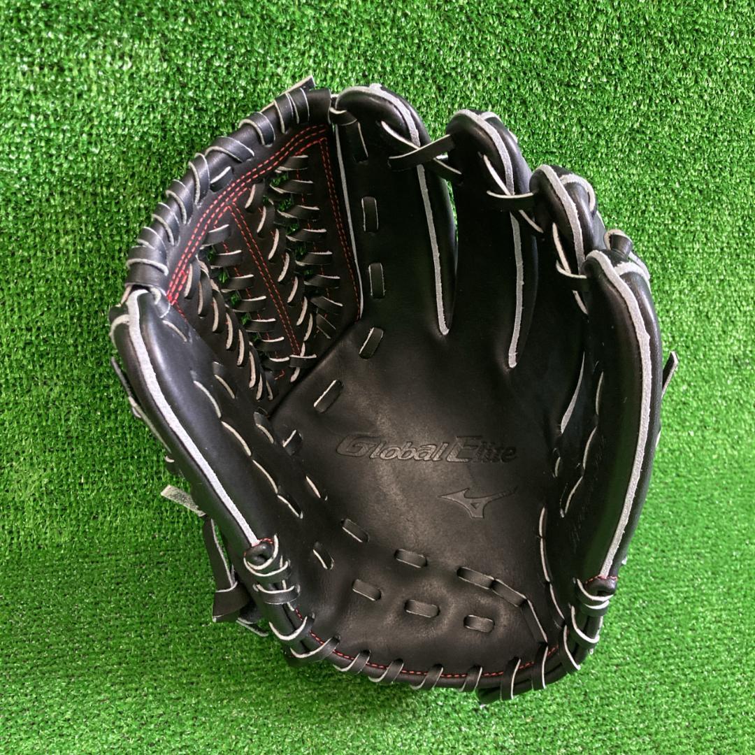 新品 ミズノ 硬式用グラブ ブラック サイズ10 内野手用 グローバルエリート