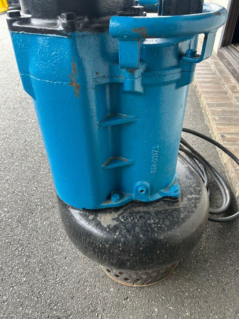 K3ツルミ一般工事排水用水中ポンプKRS-85.5 200V 50Hz 5kW5