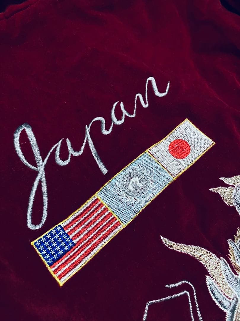 90s 美品 CORSAIRE 別珍 龍 日本限定 スカジャン vintage