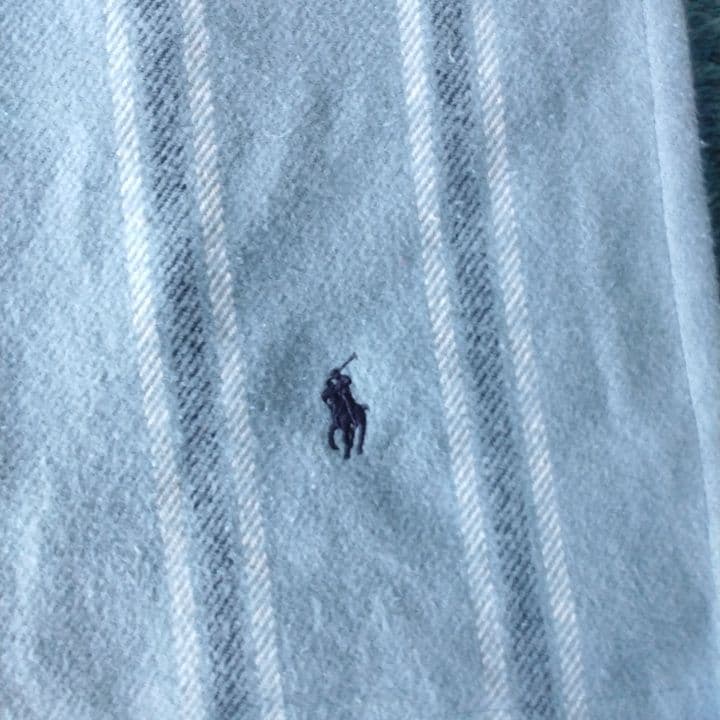 Ralph Lauren ブランケット、綿毛布約203X145㎝⭐︎タグ付き