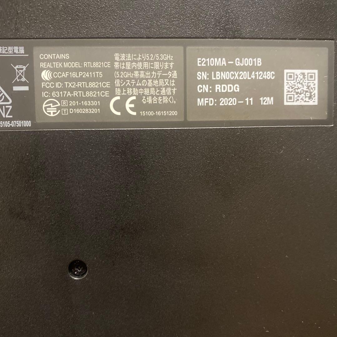 ASUS E210M ノートPC