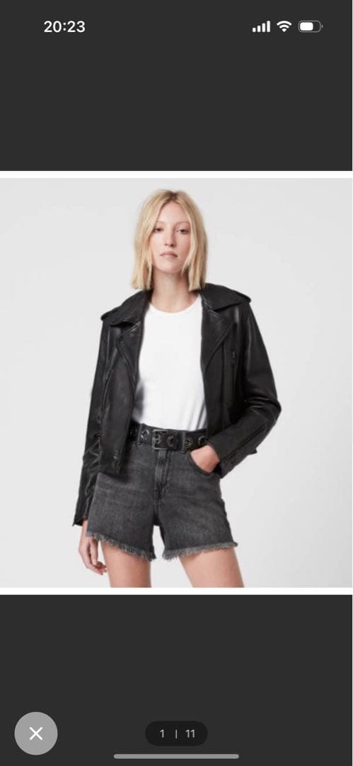 [美品]ALLSAINTS（オールセインツ)LINDELL レザー ジャケット