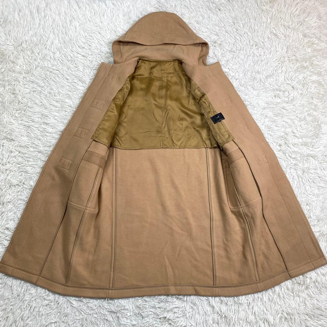 極美品✨近年 23区 ヘリンボーン ダッフルコート ロング丈 キャメル 38