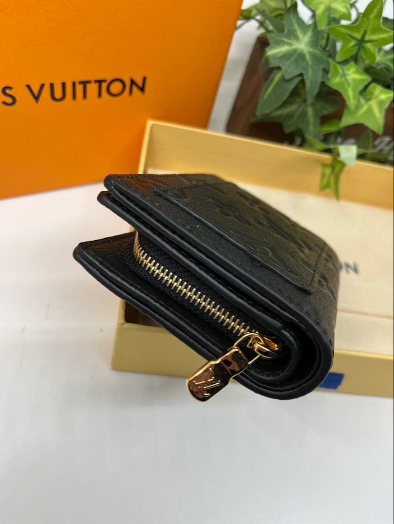 【美品】LOUIS VUITTON モノグラム アンプラント 二つ折り財布
