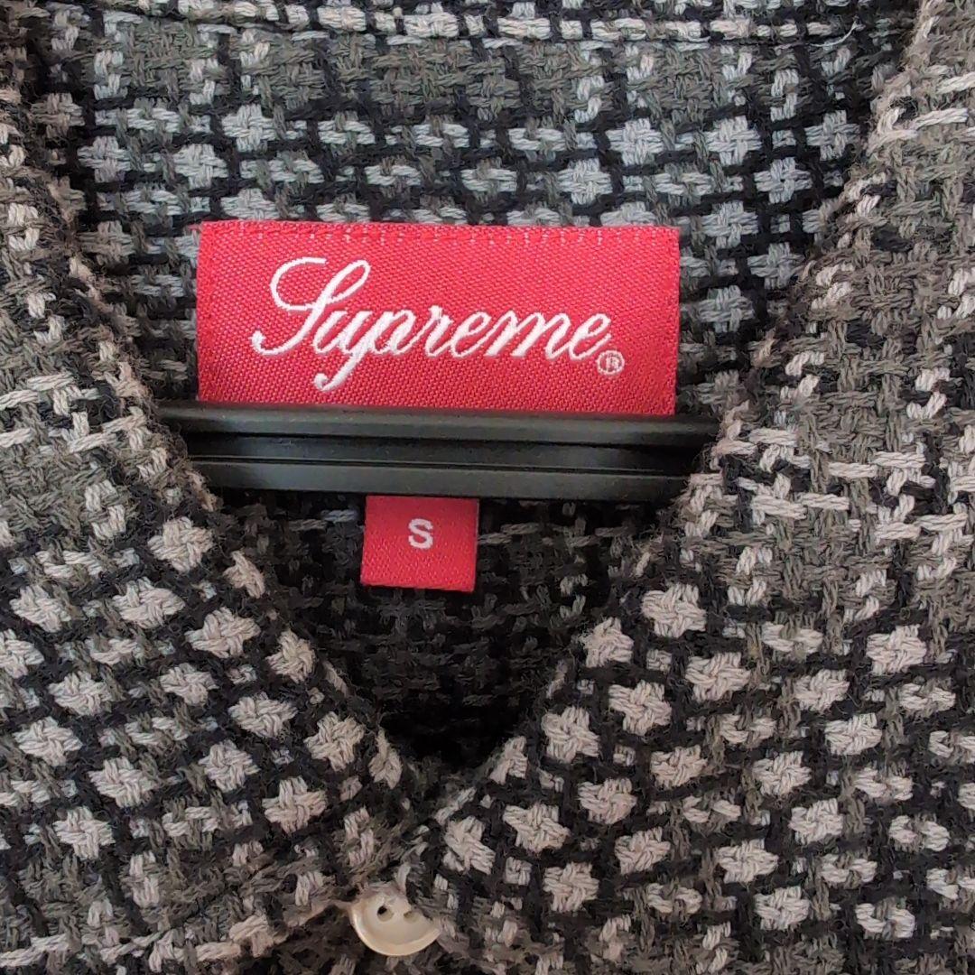 トップス Supreme Basket Weave Plaid Shirt