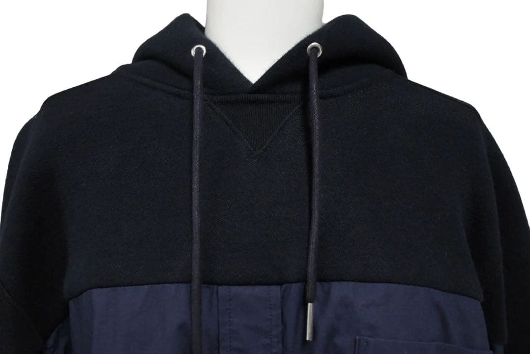 sacai サカイ パーカー ドッキングシャツ