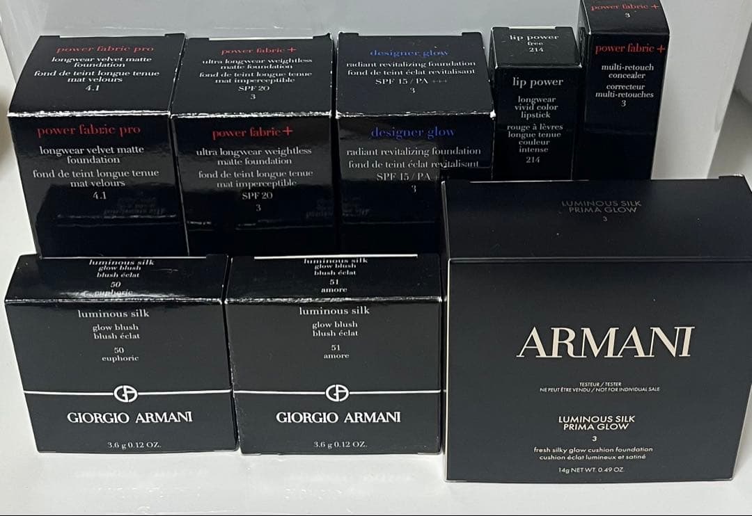 Giorgio Armani リキッドファンデーション・チーク・リップセット