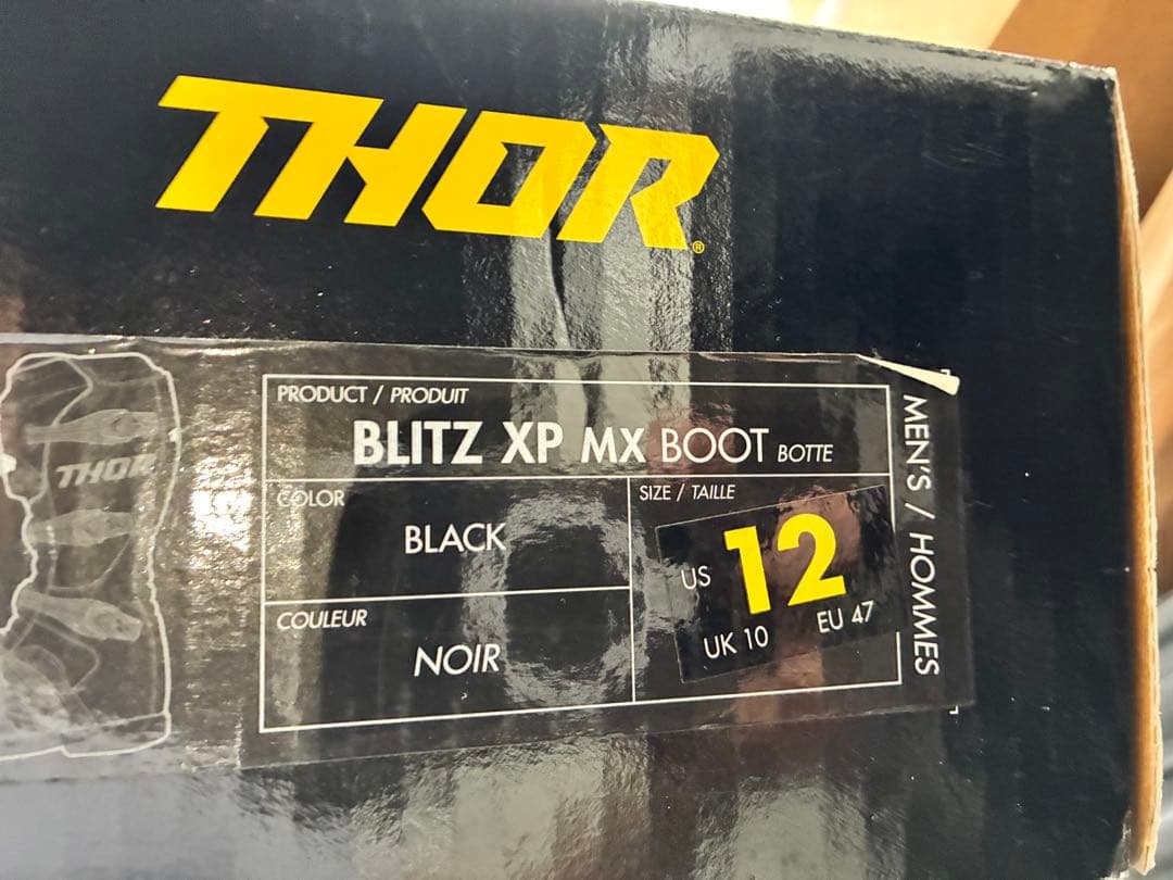 THOR BLITZ XP ブーツ ブラック