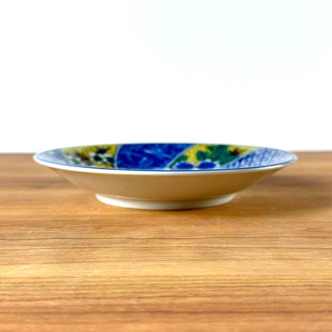 九谷焼　新品　5.5号皿揃　吉田屋松竹梅　中皿　5枚