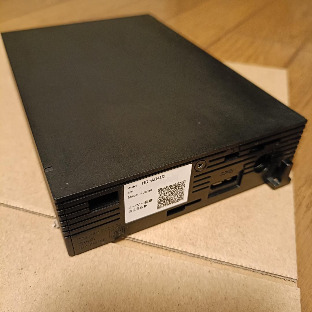 値下【中古】BUFFALO 外付けハードディスク HD-AD4U3