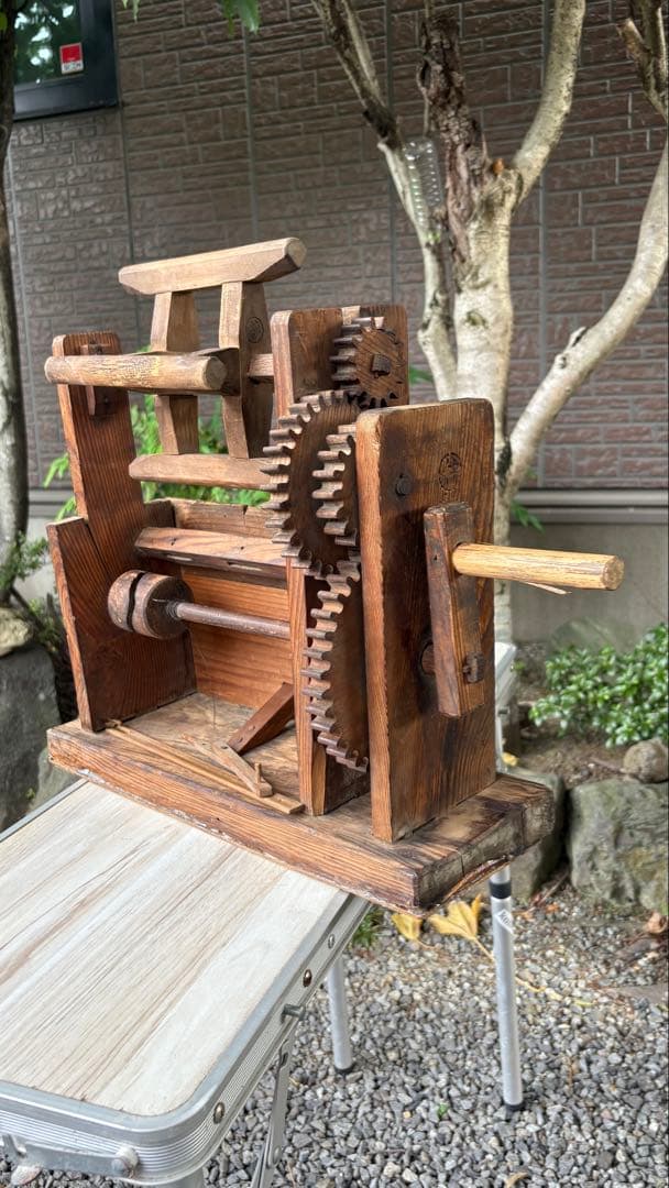 古民具　古道具　座繰り機　糸巻き機 大正　昭和アンティーク