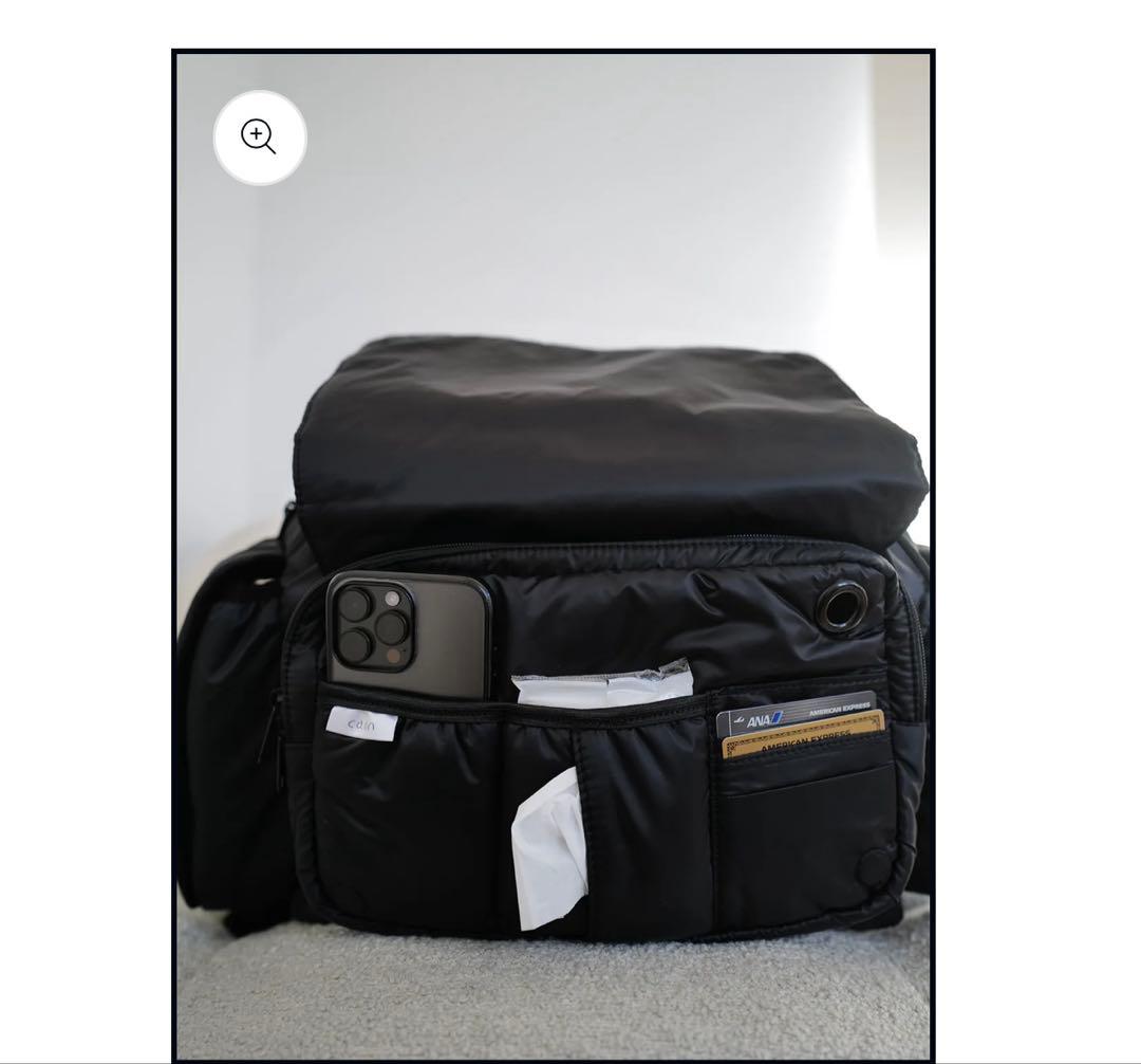Calin multi parents backpack ブラック
